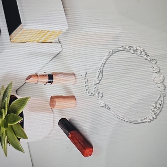 NWT Dagerwz Elegant Silver Heart & Zircon Adjustable Silver Bracelet - Picture 5 of 9